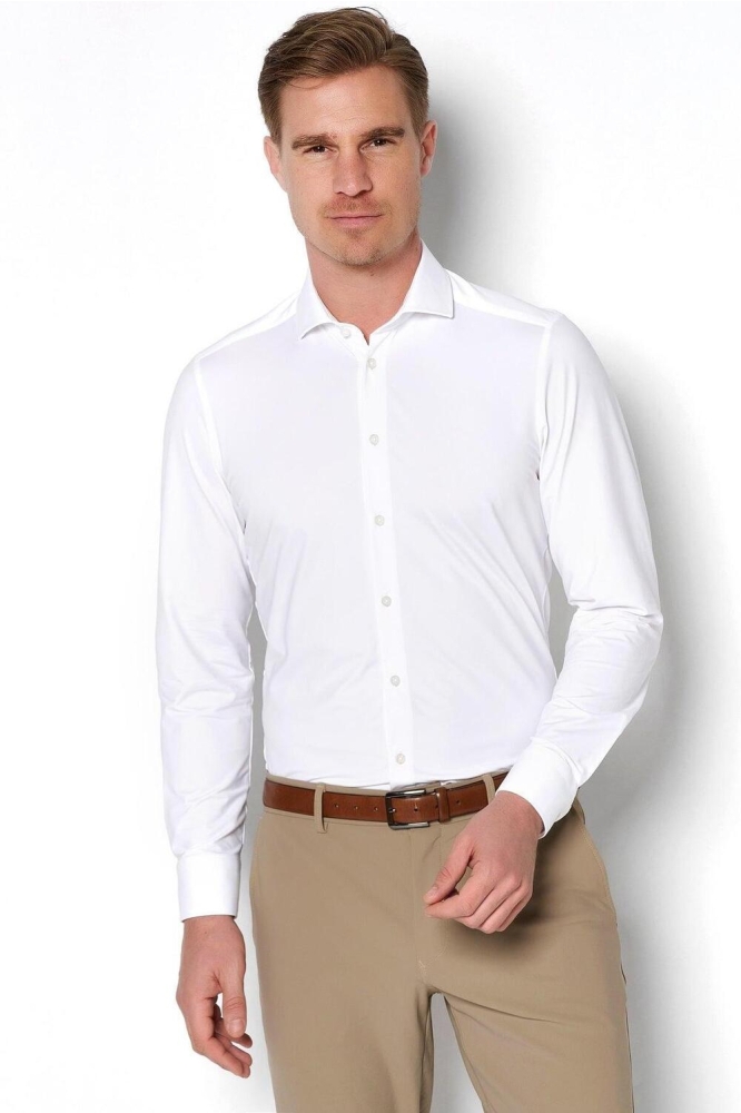 FUNCTIONAL SHIRT LONGSLEEVE 4030 21750 900 WHITE PLAIN